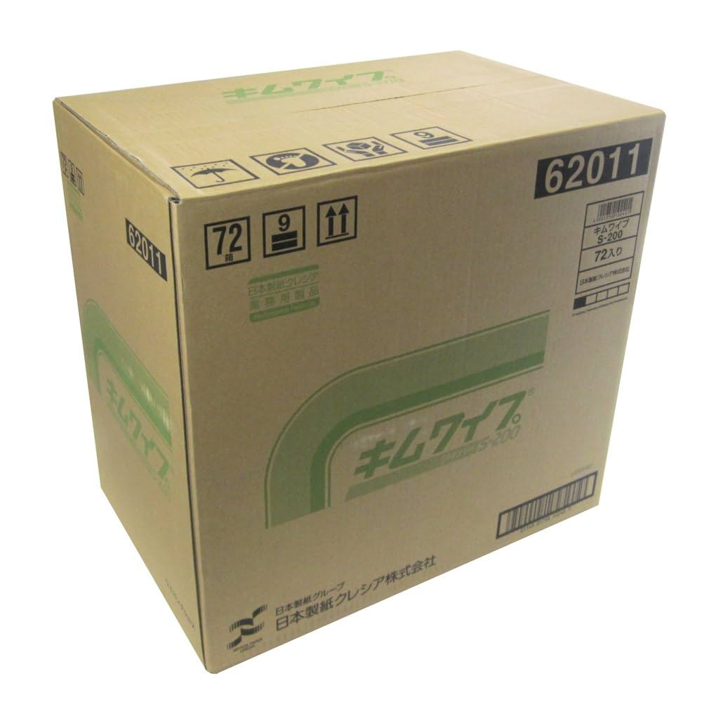 外国　72枚セット！！✨　プルーフ入り Amazon | クレシア キムワイプ S-200 62011(200枚) 72小箱入